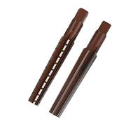 Alesatore con Cono Morse Fine Grezzo 2 Pezzi, Alesatore Manuale con Codolo Cilindrico in Acciaio Ad Alto Tenore di Carbonio con MT1#, MT2#, MT3#, MT4#, MT5# per Fori Conici