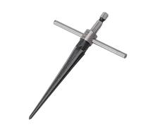 Alesatore conico manuale affusolato con manico a T, 6 scanalature, strumento per smussatura, 3-13 mm/5-16 mm, accessori per macchine in acciaio (5-16 mm)