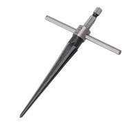 Alesatore conico manuale da 3-13 mm, manico a T, in legno, 3-13 mm, progettato solo per un uso di lunga durata con una corretta durata e un funzionamento costante