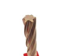 Alesatore for macchina con tolleranza H7 HRC60, alesatore for scanalature a spirale rivestito 3 4 6 taglienti Fresa for metallo in acciaio temprato CNC 1 pz(1.5x15x38mm)