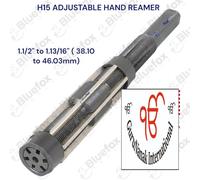 Alesatore manuale HSS lama regolabile H15 da 1,1/2" a 1,13/16" (da 38,10 mm...
