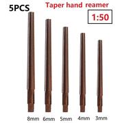 Alesatore Manuale Precisione Fresatura a Codolo Conico 1:50 5PCS Conica Gradi