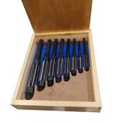 Alesatore manuale regolabile set 7 pezzi lame in carbonio da HV a H3 da 1/4" ...