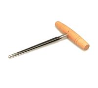 Alesatore per fori per unghie di chitarra e violino 1:26 con manico in legno a forma di cono, adatto per strumenti per costruttori di viole 3/4/4(Small)