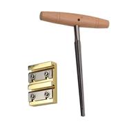 Alesatore Per Fori Piroli Per Violino - Strumenti Di Rasatura Ingranditi Per Violino Di Dimensioni 3/4-4/4 - Rasoio Conico 1:26 Set Di Riparazione Per Liutaio Per Viola Bassi Strumenti A Corda O