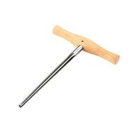 Alesatore per foro per violino conico 1:30 con manico in legno e manico a T, strumento per alesatore per liutaio 3/4