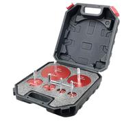 Alesatore per tubi, Sbavatura e, set da 6 pezzi, per 13 mm, per azionamento esagonale, irrigazione industriale, pulizia dei gas di scarico