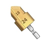 Alesatore Per Tubi - Trapano Alesatore Per Tubi In Acciaio | Strumento Di Smusso Ad Alta Resistenza, Punta Per Sbavatura Tubi Resistente Al Calore, Protezione Accessori In PVC Multifu