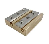 Alesatore per violoncello per violoncello da 3/4 e 4/4, costruzione in ottone, design compatto, 7,8 cm