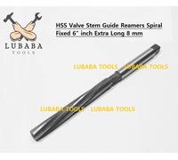 Alesatori guida stelo valvola HSS spirale fissa 6" pollici extra lunghi 8 mm