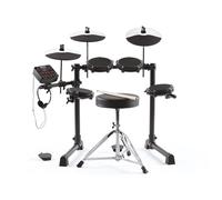 Alesis Debut Kit - Batteria Elettronica per Bambini con 4 pad Elettronici in Mesh, 120 Suoni, Lezioni, Cuffie, Sgabello, Bacchette e Chiave Hardware