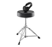 Alesis Drum Essentials Bundle Pacchetto Accessori per Batteria Elettronica | Sgabello per Batteria Regolabile a Doppia Staffa, Cuffie On-Ear, per Batteristi Elettronici