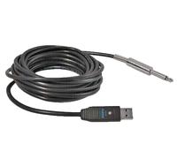 Alesis Guitarlink Plus Cavo Collegamento Strumento a Pc Jack 6,3 mm Usb 5 Metri