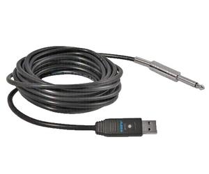 Alesis Guitarlink Plus Cavo Collegamento Strumento a Pc Jack 6,3 mm Usb 5 Metri