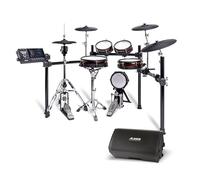 Alesis Strata Core e Strike Amp 8 MK2 - Batteria Elettronica con Piatti Tripla Zona, Hi-Hat Active Magnetic e Amplificatore da 2000W, Woofer da 8", con Bluetooth