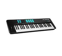 Alesis V49 MKII - Tastiera MIDI Controller USB con 49 Tasti Sensibili alla Velocity, 8 Pad, Arpeggiatore, Pitch/Mod Wheel, Note Repeat e Software