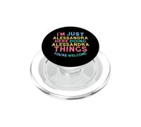 Alessandra Here Doing Alessandra Cose Nome Alessandra PopSockets PopGrip per MagSafe