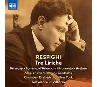 Audio Cd Respighi / Visentin / Chamber Orchestra Of New - Tre Liriche