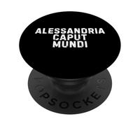 Alessandria Caput Mundi Città Simpatica Uomo Donna Bambino PopSockets PopGrip Adesivo