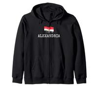 Alessandria Egitto Country Family Trip Travel EG Uomini Donne Felpa con Cappuccio