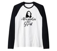 Alessandria LA Grande Ocasio-Cortez Feminista AOC Meme Maglia con Maniche Raglan