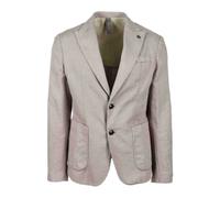 Alessandro Dell'Acqua, ,Jackets ,Uomo ,Beige ,S Giacca in Cotone Lino