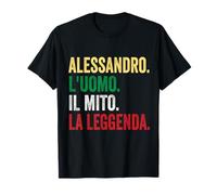 Alessandro L'uomo Il Mito La Leggenda regalo per Alessandro Maglietta