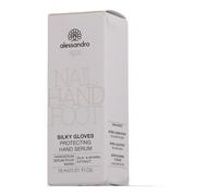 Alessandro Spa Silky Gloves Protecting Hand - Siero per sigillatura con estratto di seta, 15 ml
