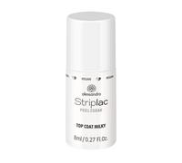 alessandro Striplac Peel or Soak - Vegan Top Coat MILKY - Top coat LED per una verniciatura di colore lattiginoso - per unghie perfette in 15 minuti, 8 ml