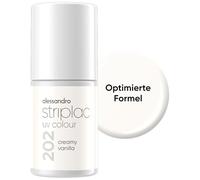 alessandro Striplac Smalto UV Creamy Vanilla - coprente e antigraffio fino a 15 giorni - facile da applicare - Tecnologia di rimozione delicata - Vegano - Nude - 6,5 ml