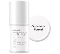 alessandro Striplac Smalto UV Milky Touch Shimmer - coprente e antigraffio fino a 15 giorni - facile da applicare - Tecnologia di rimozione delicata - Vegano - Bianco, 6,5 ml