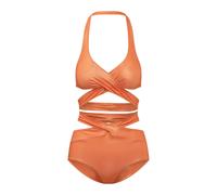 ALESSANDRO VIGILANTE - Set Bikini Tech Lucido - -Swimwear -Donna -Arancione -M