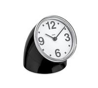 Alessi 01 B Cronotime Orologio da Tavolo in ABS, Nero