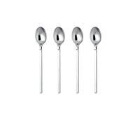 Alessi 4180/9S4 Dry, Set di Quattro Cucchiaini da Moka in Acciaio Inossidabile 18/10, Colore: Argento, Finitura Lucida, 13.5 x 12.5 x 12 cm, 4 unità