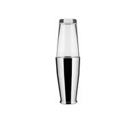 Alessi - 5050 - agitatore Americano o Boston in Vetro e Acciaio Inossidabile 18/10 Esterno Lucido, Interno Satinato.