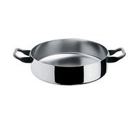 Alessi 90102/28 T La Cintura di Orione Casseruola Bassa a Due Manici, Trilamina,
