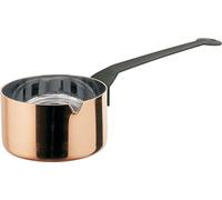 Alessi 90105/14 La Cintura di Orione Casseruola a Manico Lungo o Russa, Rame/Acciaio Inossidabile 18/10, 14 cm