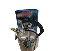 Alessi 9091 FM - Bollitore di Design con fischietto Melodico, acciaio e PA, Nero