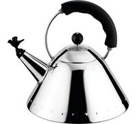 Alessi 9093 B Bollitore con Manico e Fischietto a Uccellino di Design in Acciaio