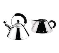 Alessi 9093 B Bollitore con Manico e Fischietto a Uccellino di Design in Acciaio