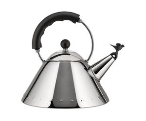 Alessi 9093 B Wasserkessel con Griff Edelstahl vogelförmige Flöte aus PA