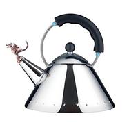 Alessi 9093REX B Tea Rex Bollitore di Design con Manico e Fischietto a Forma di