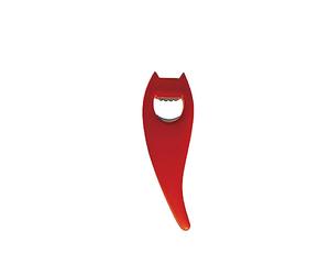 Alessi ABC01 R Diabolix Apribottiglie in PA, Rosso