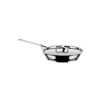 Alessi Pots&Pans Padella a Manico Lungo, Acciaio Inossidabile, Argento, 24 cm