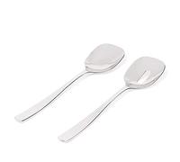 Alessi AJM22/14 KnifeForkSpoon Posate per Insalata in Acciaio Inossidabile 18/10 Lucido