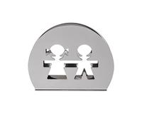 Alessi AKK51 Girotondo Portatovaglioli di Carta in Acciaio Inossidabile 18/10 Lucido