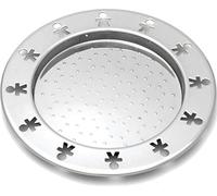 Alessi AKK80/15 - Sottobottiglia anti-umidità "Mini Girotondo", in acciaio INOX 18/10, a finitura lucida - set da 2