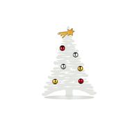 Alessi, Bark for Christmas, Albero di Natale Bianco 30cm, Acciaio