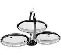 Alessi AM37 Anna Gong, Alzata Pieghevole, Acciaio 18/10, Lucido - NUOVO