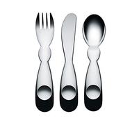 Alessi AM41S3 Alessini Set di Posate per Bambino in Acciaio Inossidabile 18/10, Lucido